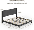 Lofka King Bedroom Furniture Set - Includes One King Bed Frame, Two Nightstands and 2 Dressers for Modern Home Decor