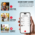 Kwikset Halo Touchscreen Wi - Fi Smart Deadbolt Hardware Lock with Smartkey Satin Nickel