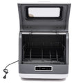 110V 800W Countertop Dishwasher - Stainless Steel, 3 Wash Modes + Fruit Wash, Touch Control, Space - Saving, Ideal for Small Kitchens & Rvs
