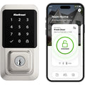 Kwikset Halo Touchscreen Wi - Fi Smart Deadbolt Hardware Lock with Smartkey Satin Nickel
