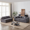 104 - Inch Corduroy Modular L Shaped Sectional Sofa, Luxury Floor Couch Set, Upholstered Indoor Furniture, Foam - Filled Compressed Sofa for Living Room, Bedroom, 4 PC Free Combination ?