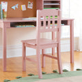 Guidecraft Kids Media Desk and Chair Set - Gray: Kids Desk and Chair Set, Study Table for Kids with Hutch and Shelf, Wood Bedroom Furniture Set